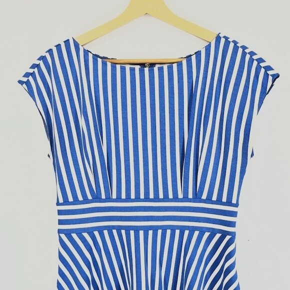 Kate Spade Mini Ponte Dress Retro European Nautical Vacation Preppy Coquette M - Picture 5 of 10